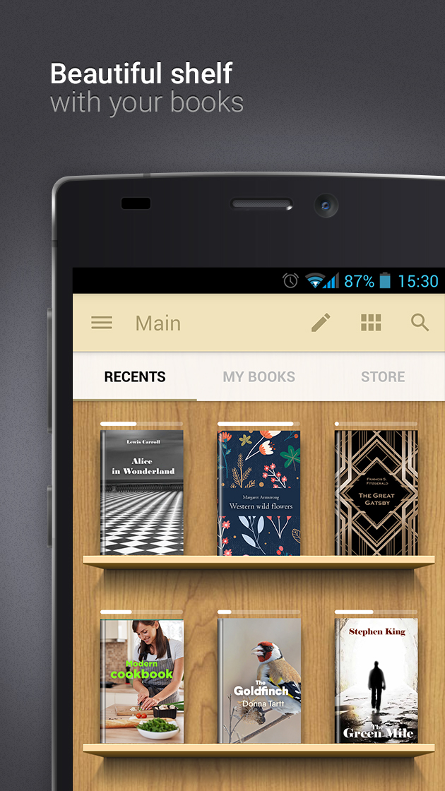 اسکرین شات 1 برنامه eReader Prestigio: Book Reader