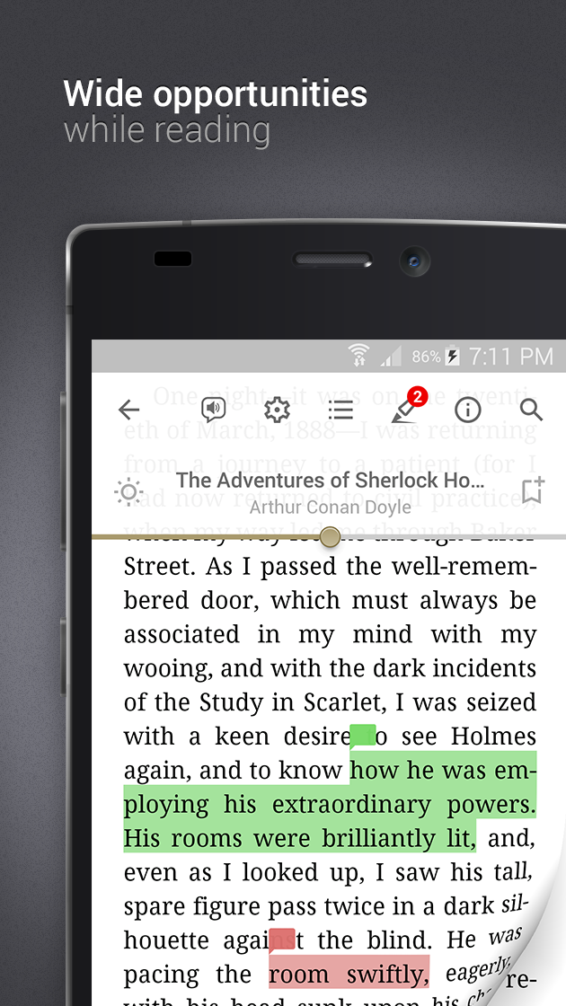 اسکرین شات 3 برنامه eReader Prestigio: Book Reader