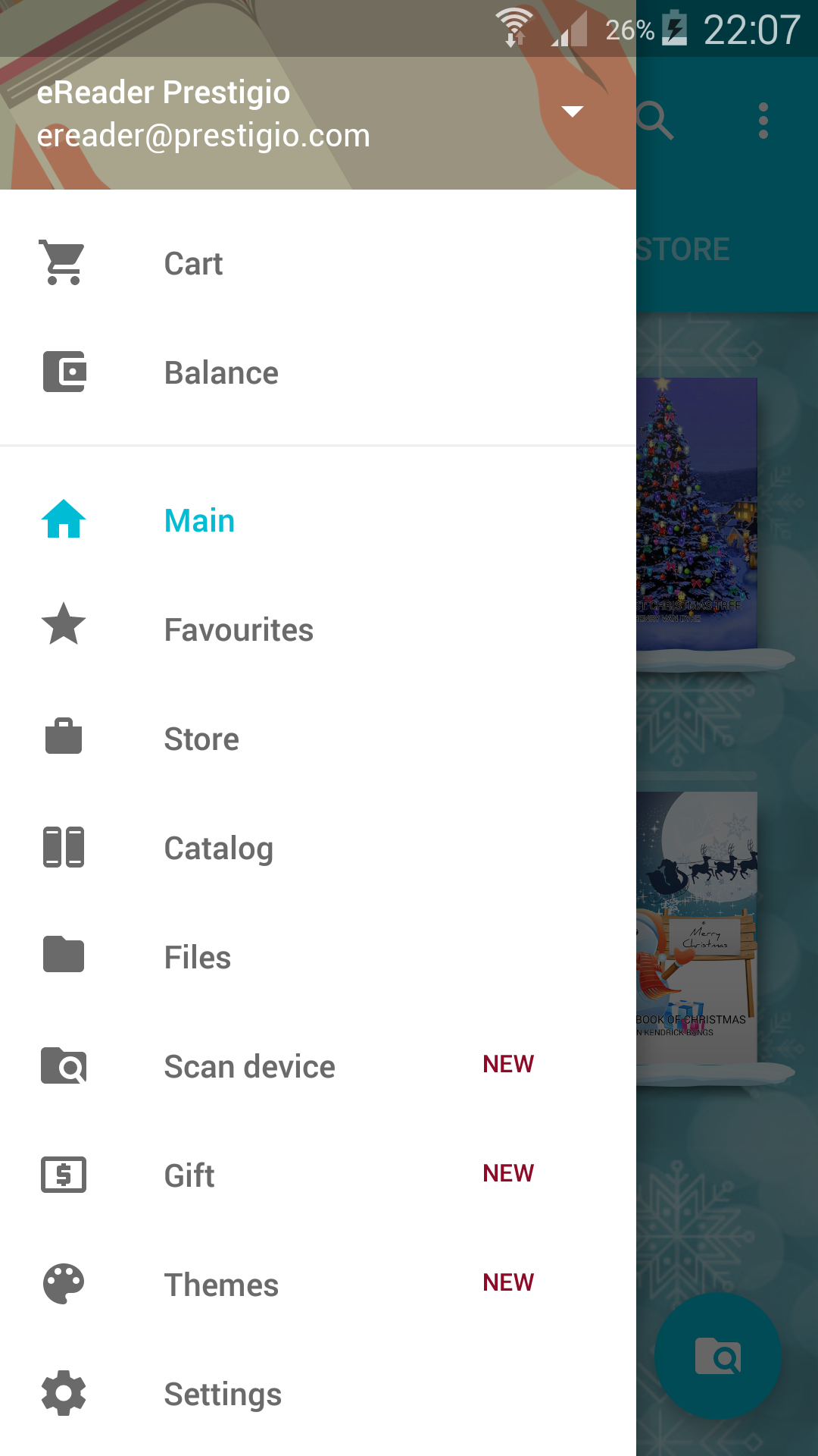اسکرین شات 6 برنامه eReader Prestigio: Book Reader