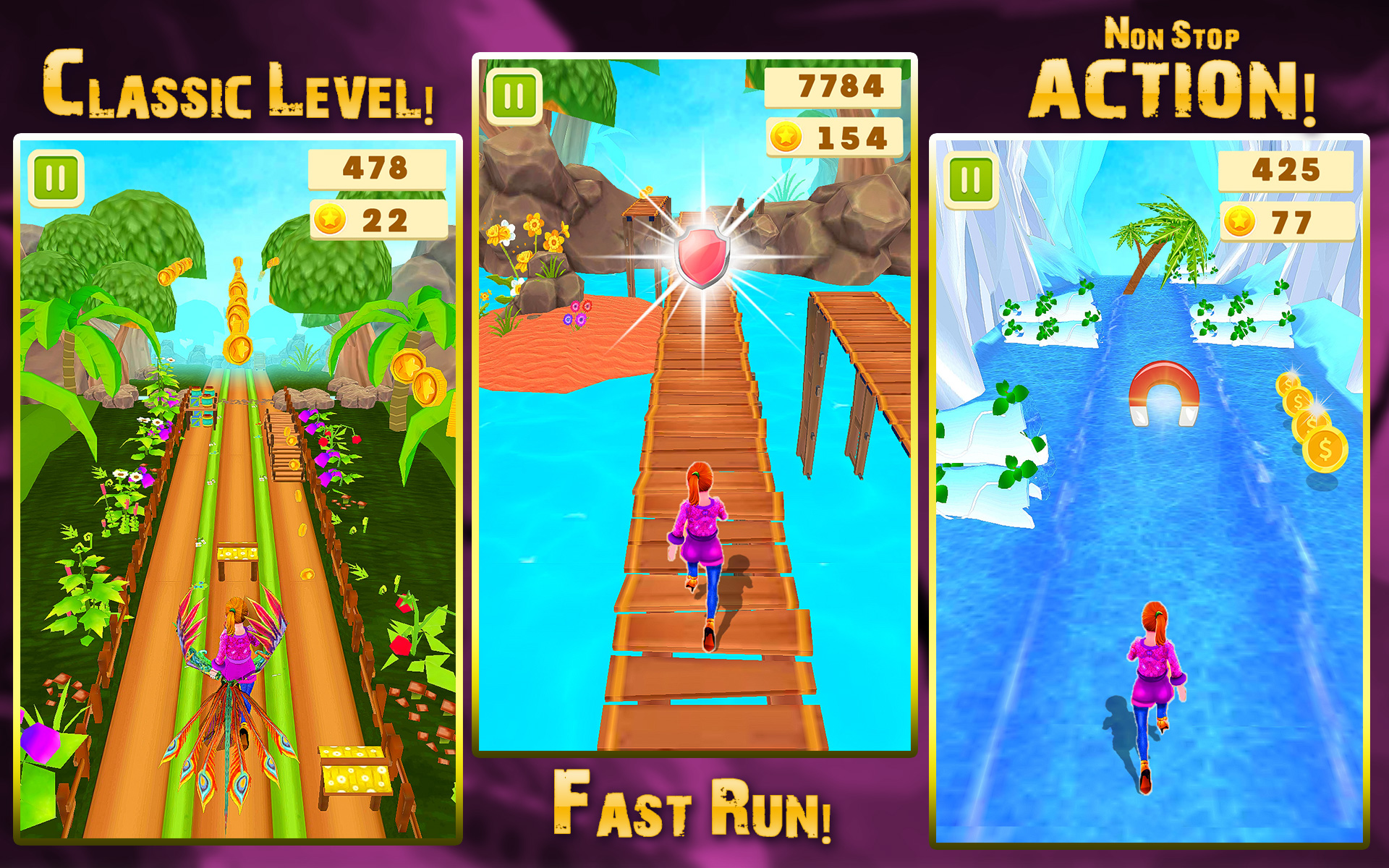 اسکرین شات 5 بازی Princess Island Running Games