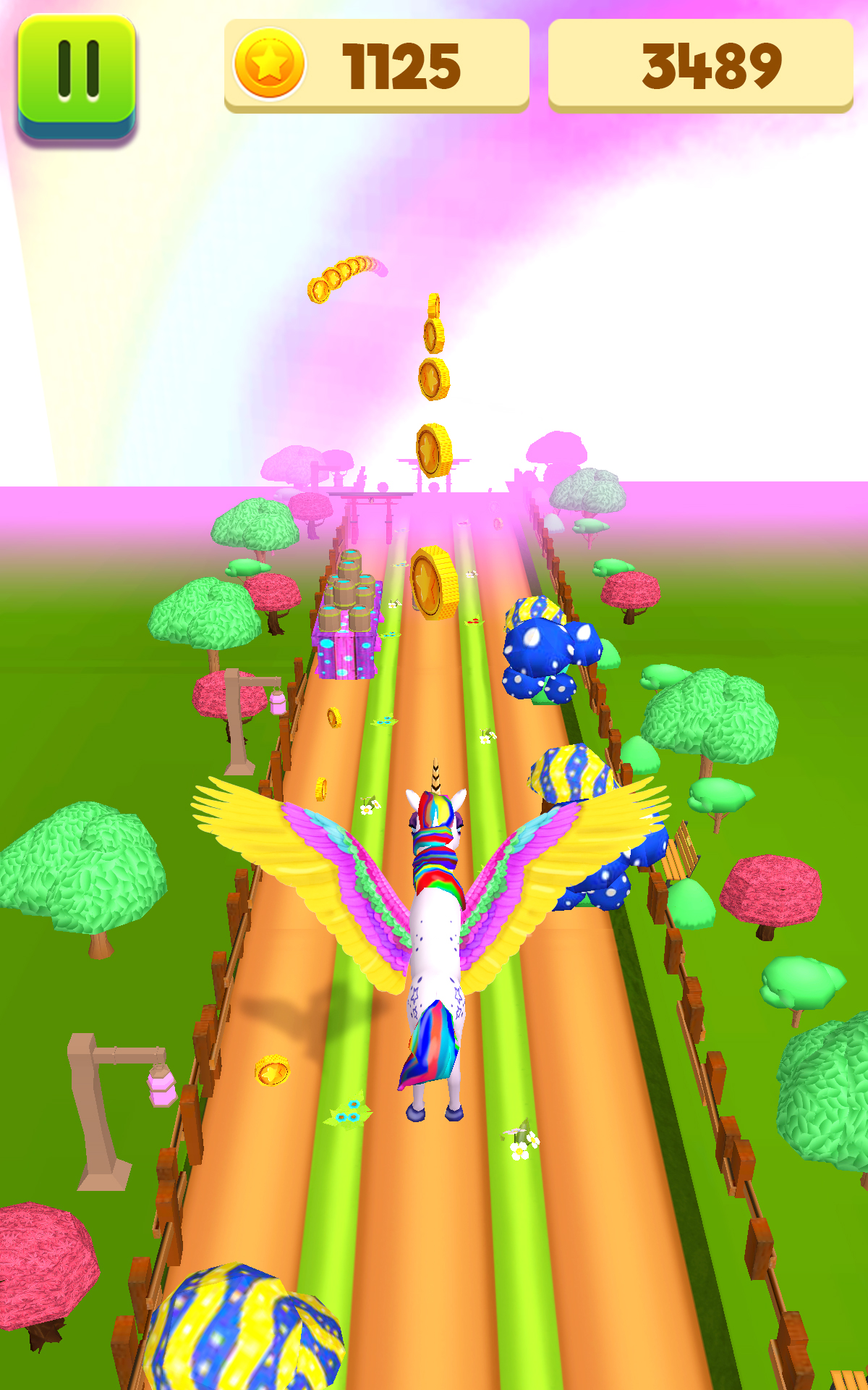 اسکرین شات 5 بازی Unicorn Run Pony Running Games