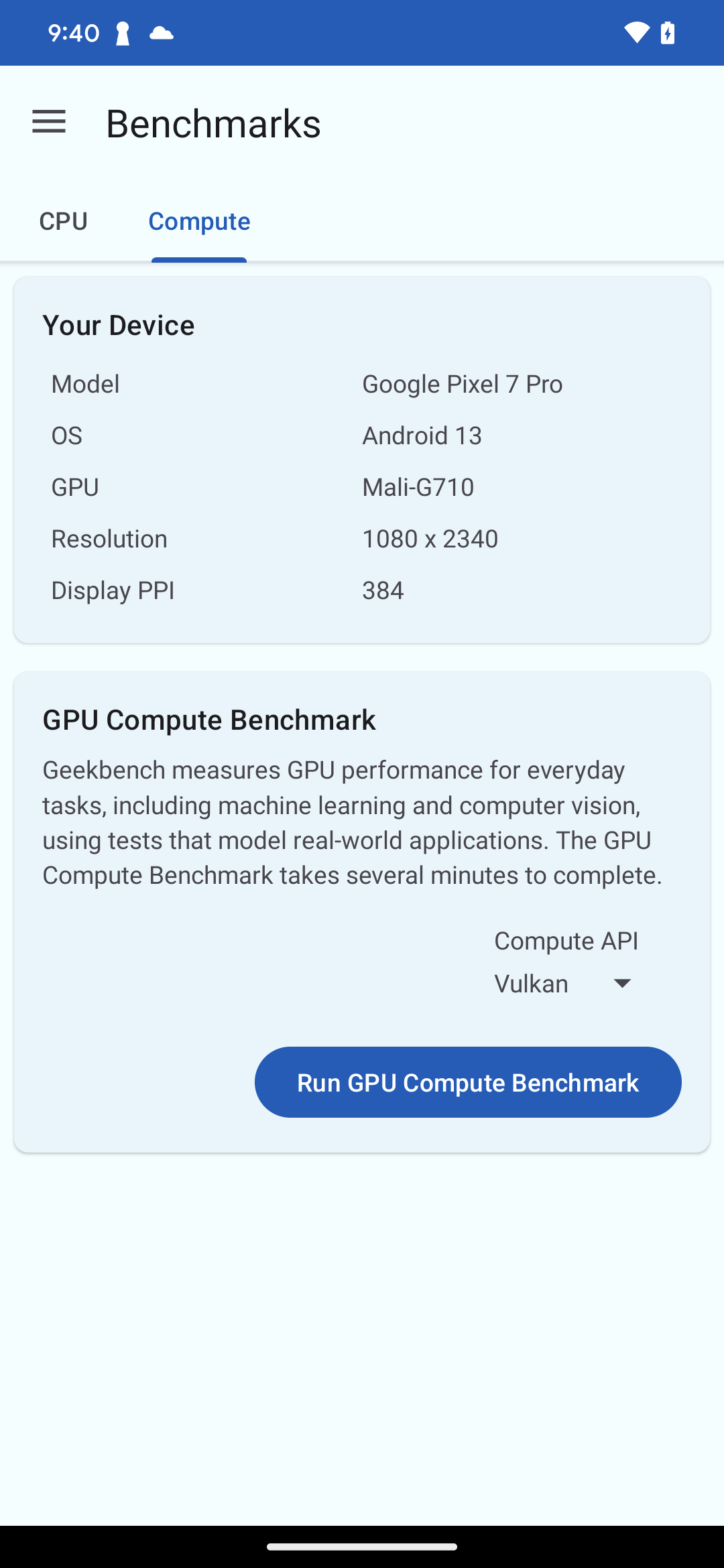 اسکرین شات 3 برنامه Geekbench 6