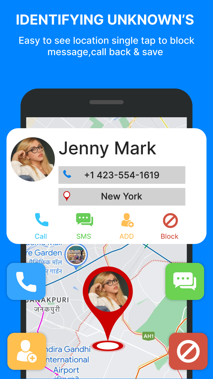 اسکرین شات 1 برنامه Caller ID - Ture Spam Blocker