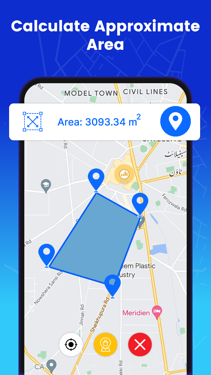 اسکرین شات 3 برنامه GPS Route Finder