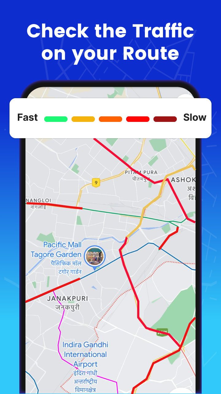 اسکرین شات 2 برنامه GPS Route Finder