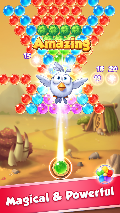 اسکرین شات 3 بازی Pop Bubbles Mania & Dress up