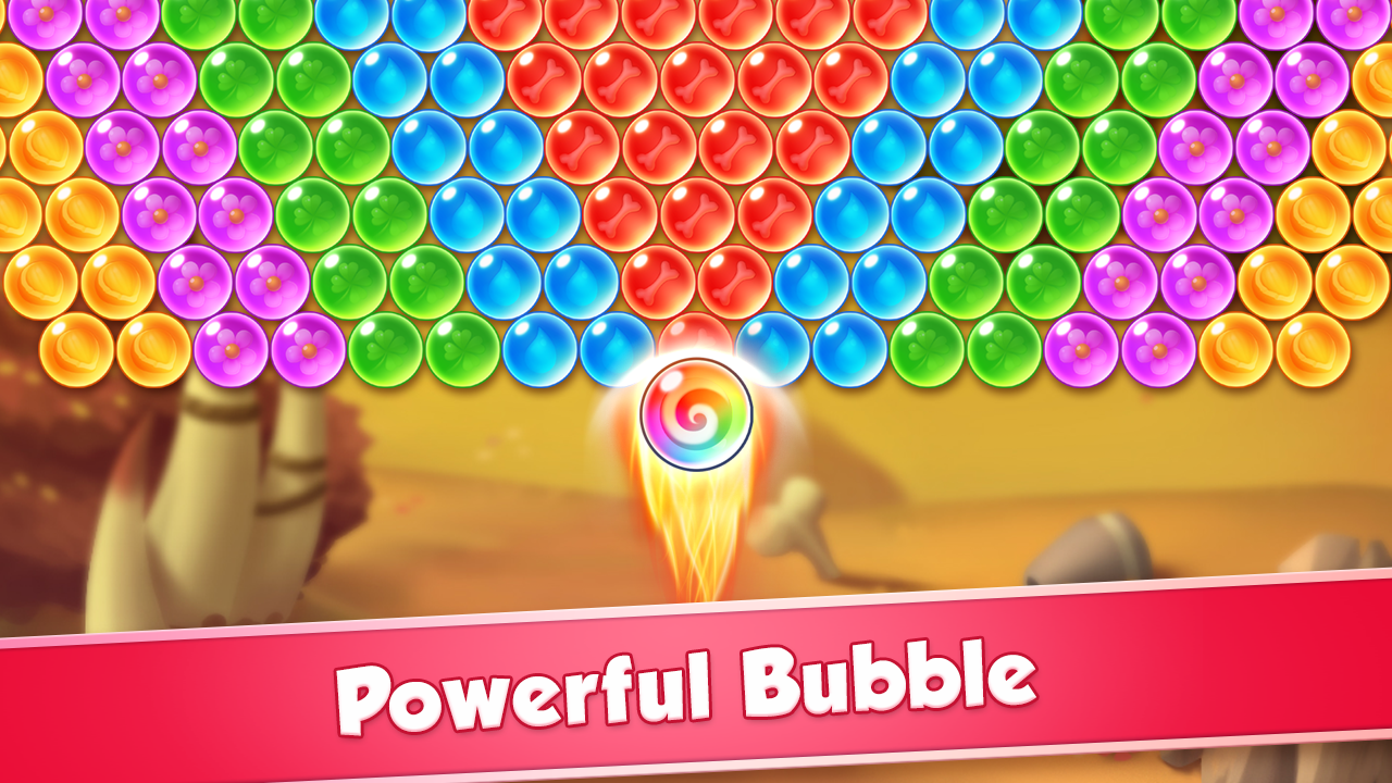اسکرین شات 4 بازی Pop Bubbles Mania & Dress up
