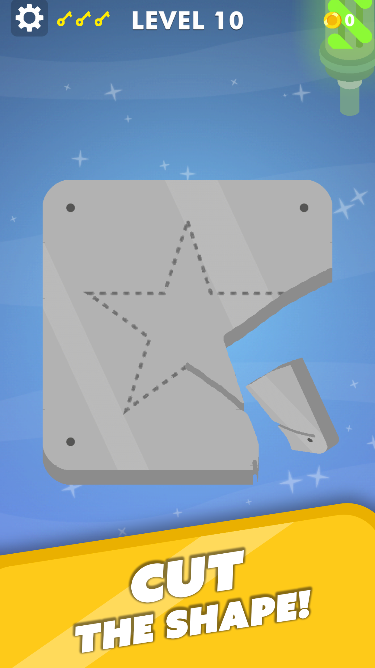 اسکرین شات 1 بازی Laser Cutting - Precision Game