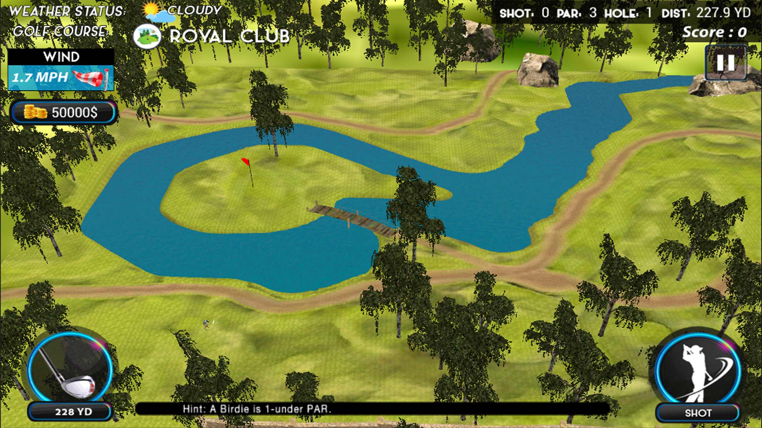 اسکرین شات 5 بازی Real Star Golf Master 3D
