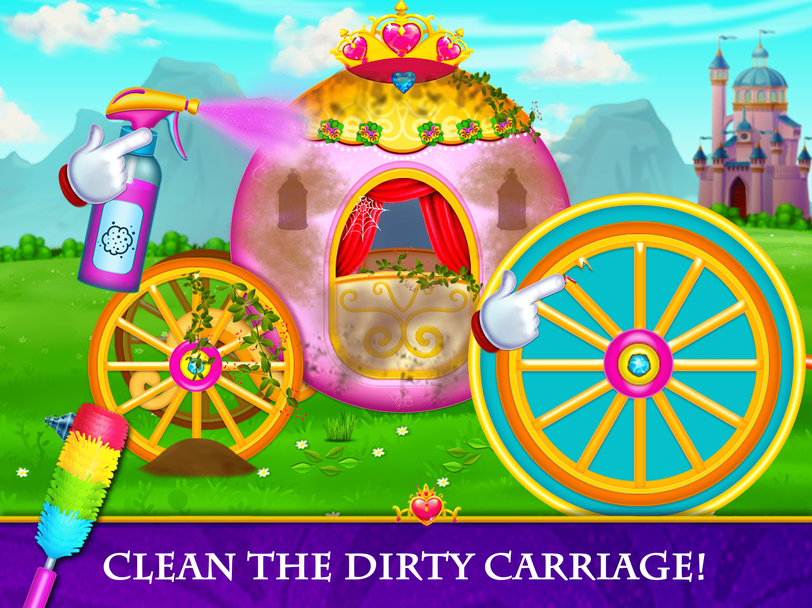 اسکرین شات 6 بازی Princess House Cleaning Game