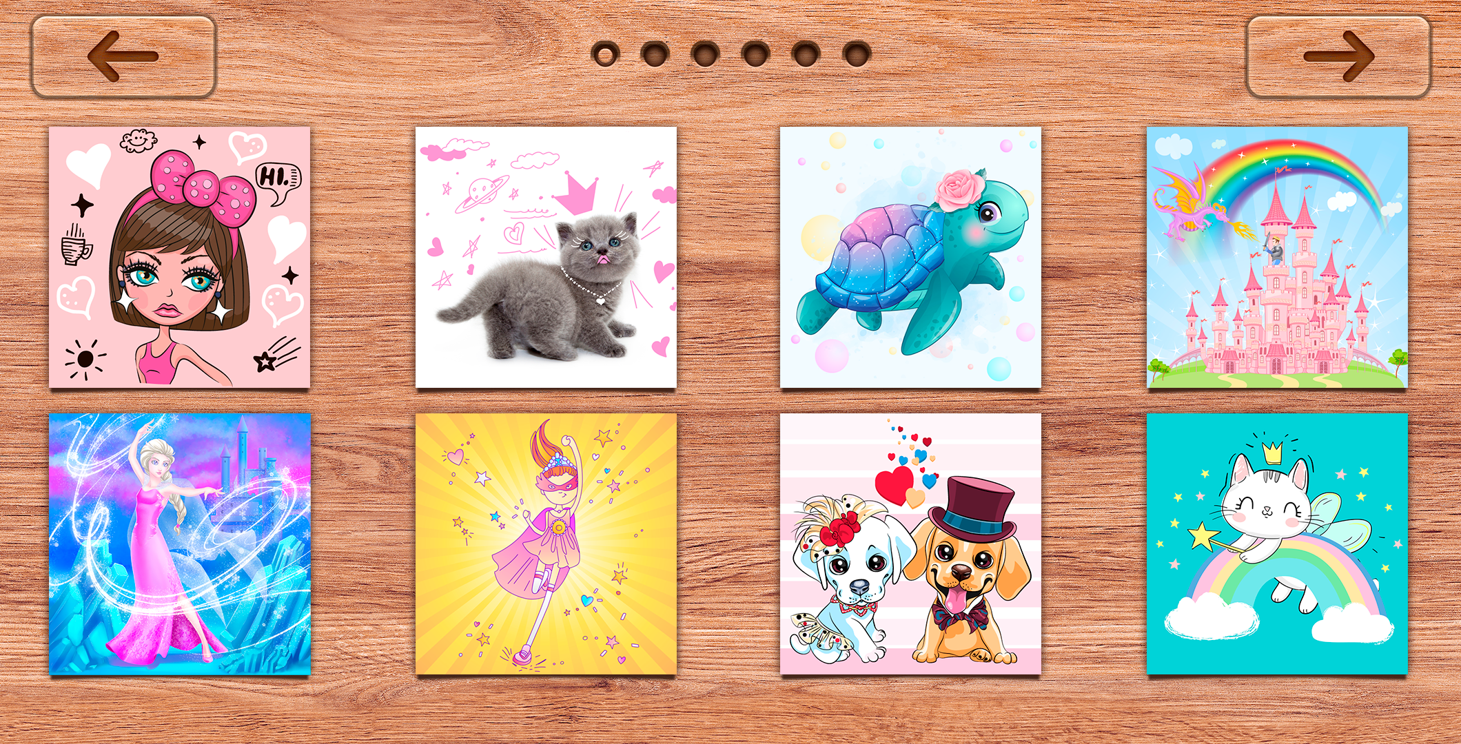 اسکرین شات 4 بازی Princess Game Puzzles for Kids
