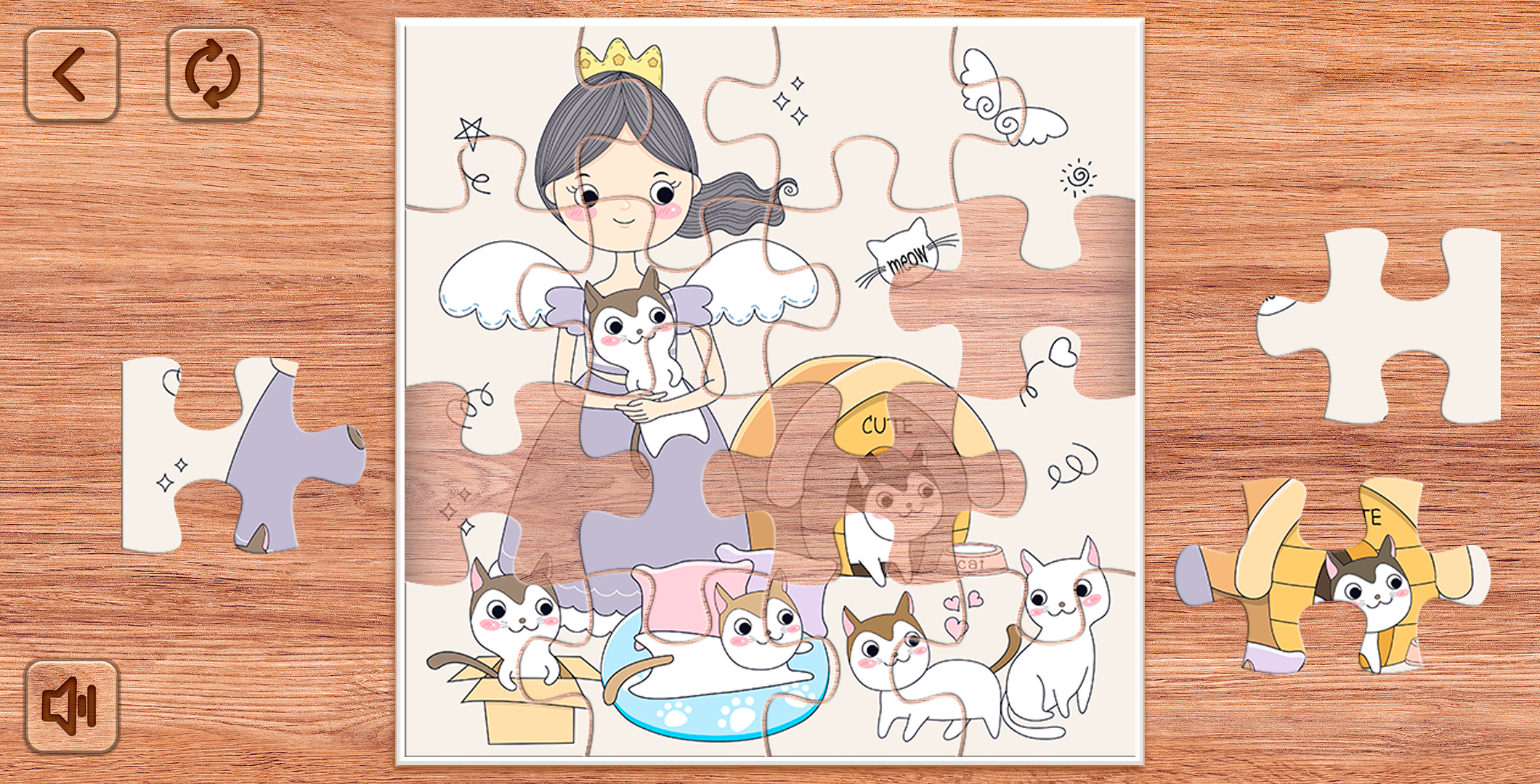 اسکرین شات 5 بازی Princess Game Puzzles for Kids