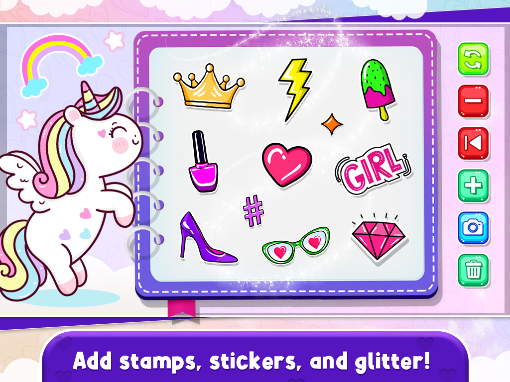 اسکرین شات 2 برنامه My Diary: Princess Fun Games