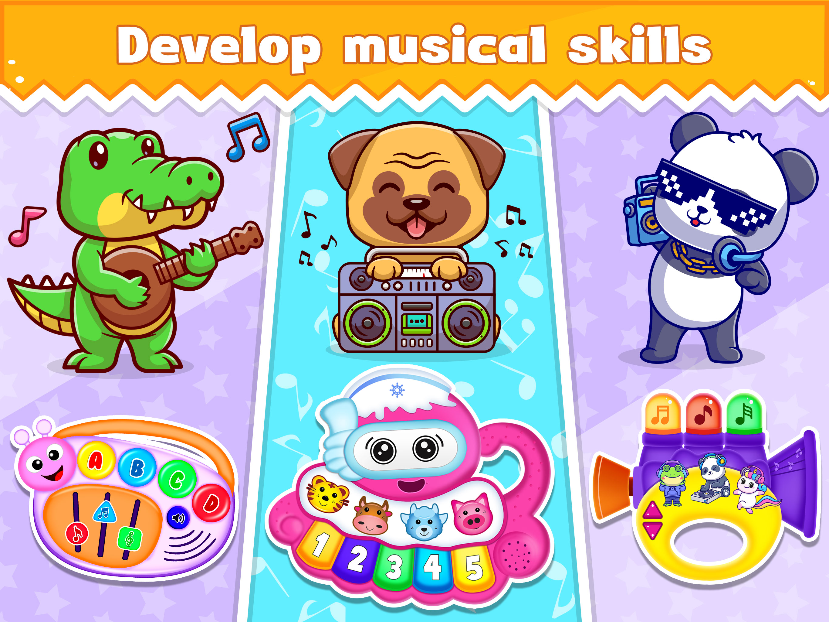 اسکرین شات 7 بازی Baby Piano Kids Music Games