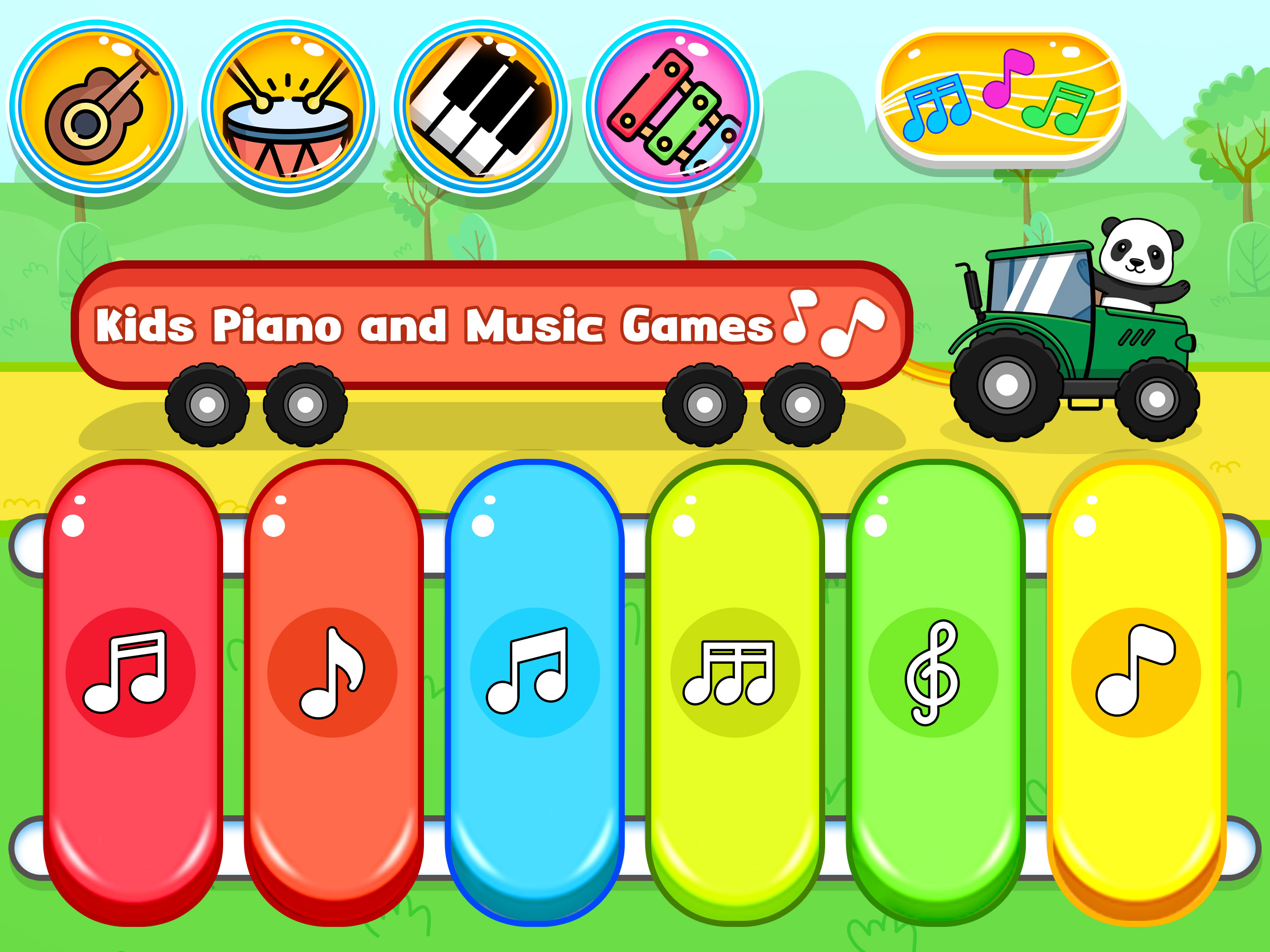 اسکرین شات 1 بازی Baby Piano Kids Music Games