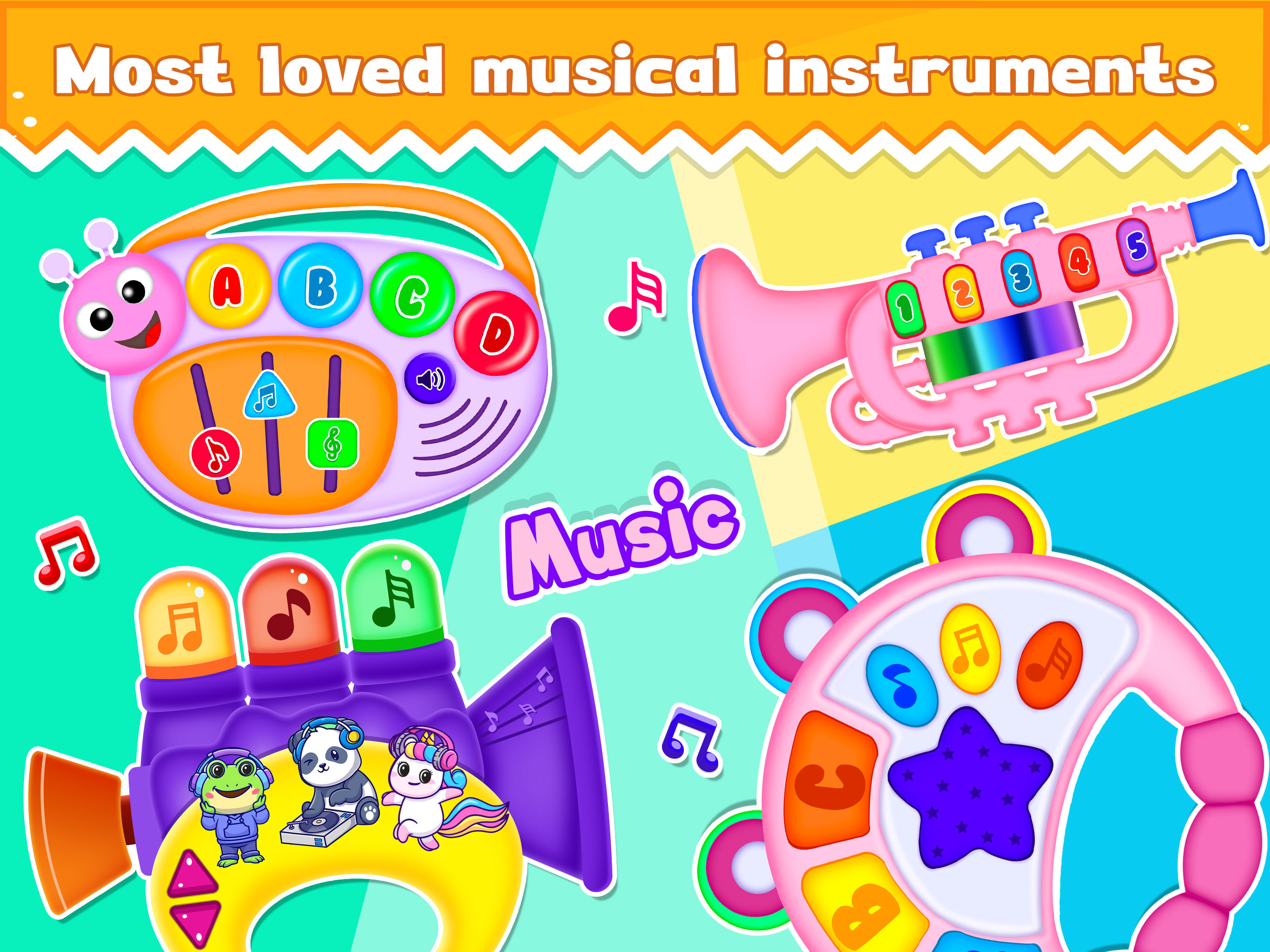 اسکرین شات 8 بازی Baby Piano Kids Music Games