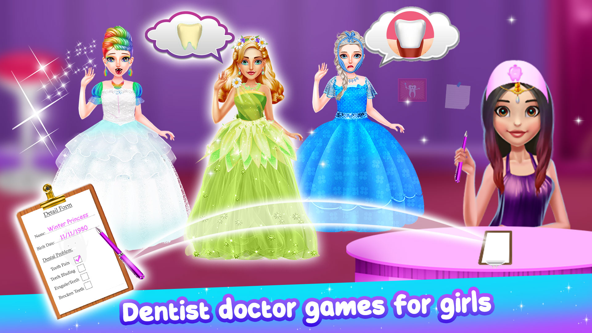 اسکرین شات 1 بازی Dentist ASMR Salon Girl Games