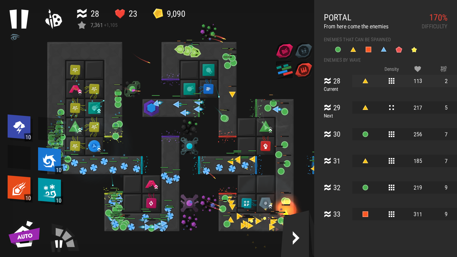 اسکرین شات 7 بازی Infinitode 2 - Tower Defense