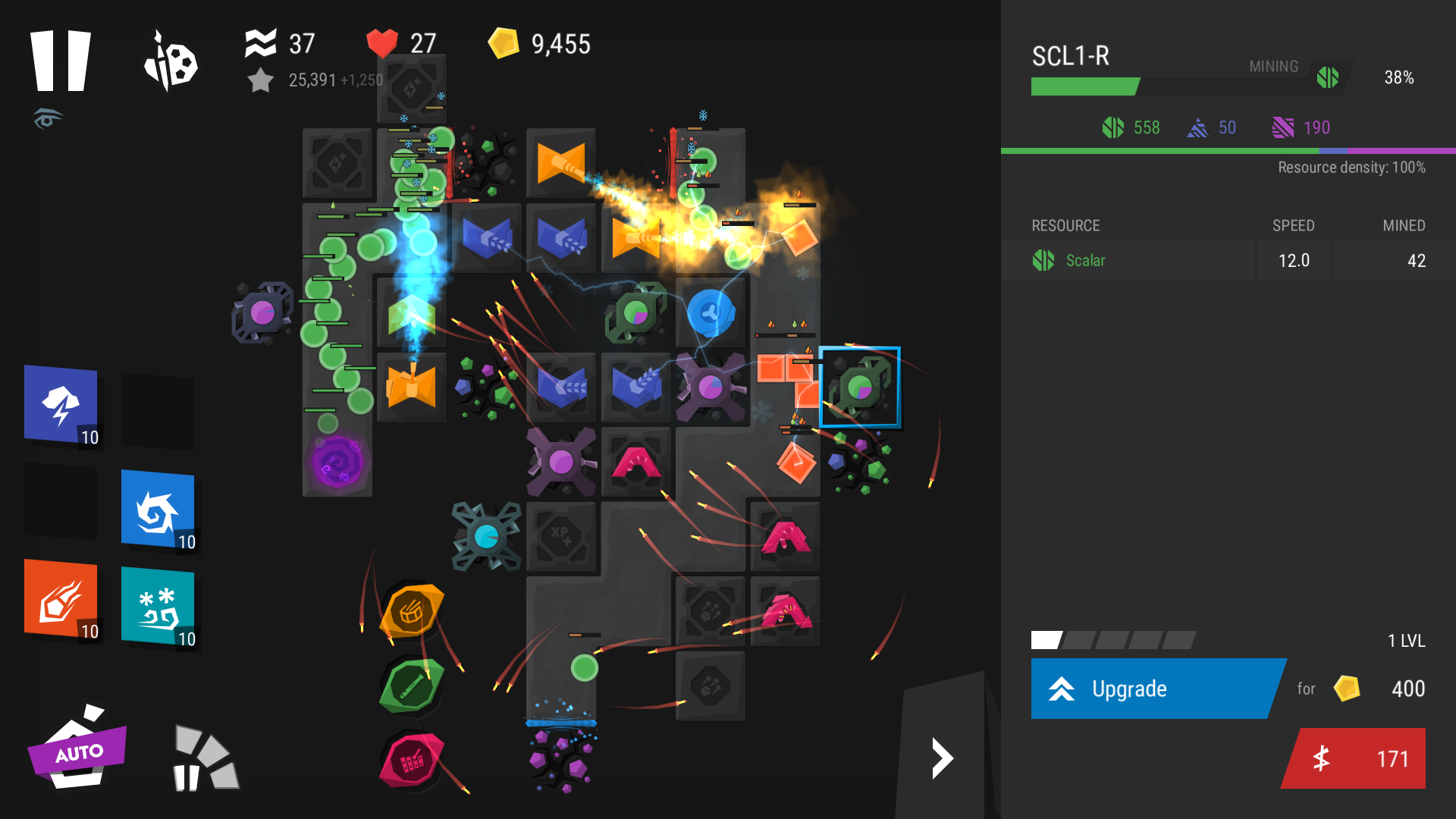اسکرین شات 6 بازی Infinitode 2 - Tower Defense