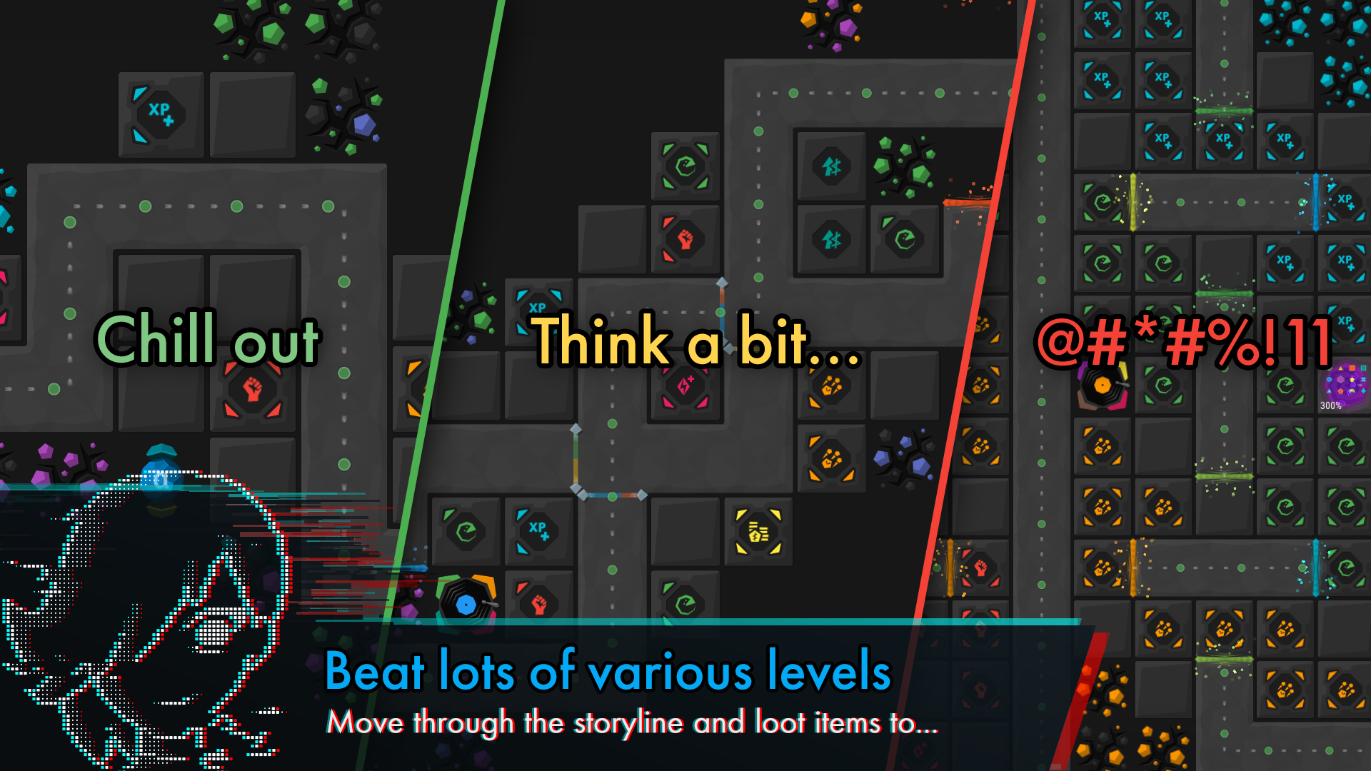 اسکرین شات 3 بازی Infinitode 2 - Tower Defense