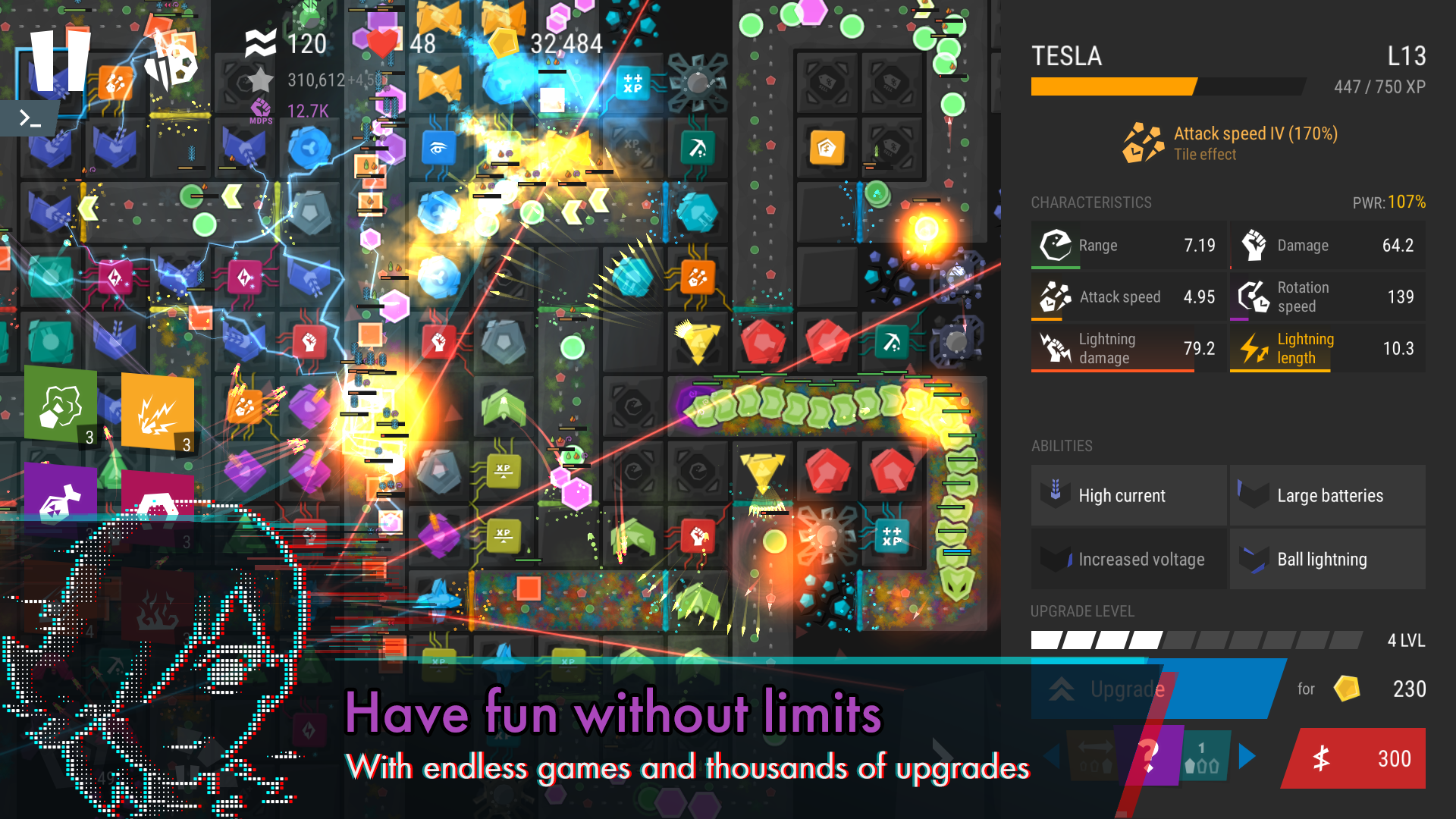 اسکرین شات 5 بازی Infinitode 2 - Tower Defense