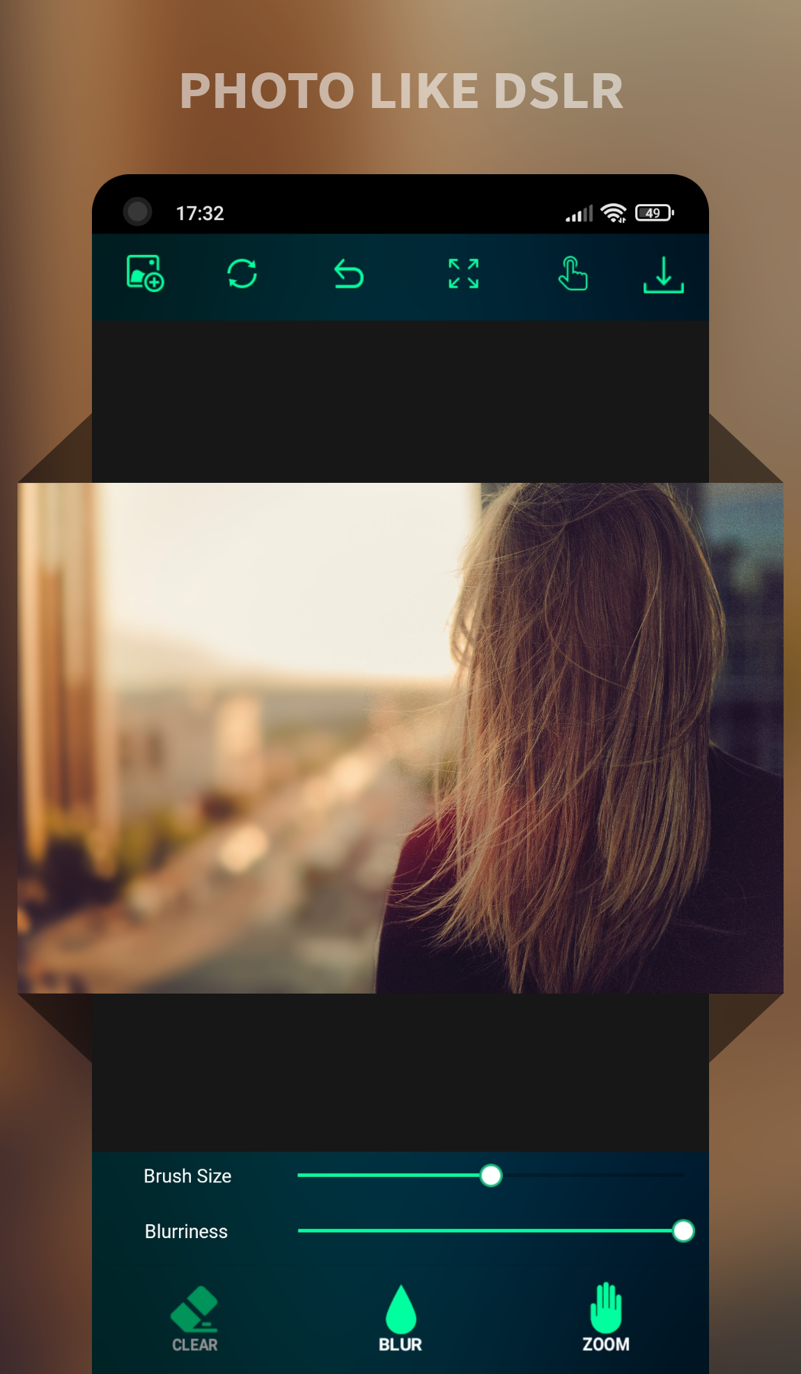 اسکرین شات 2 برنامه Blur Image Background Editor