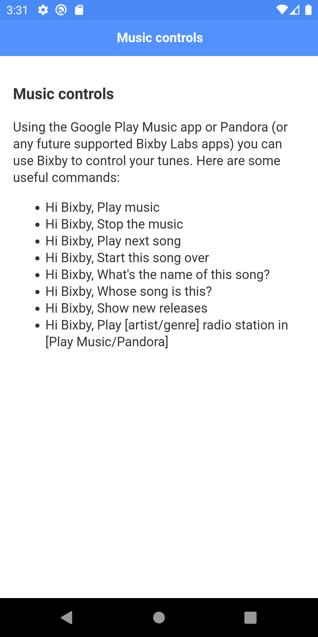 اسکرین شات 4 برنامه Commands & Guide for Bixby