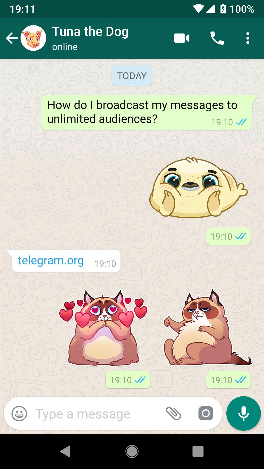 اسکرین شات 7 برنامه Beautiful Animals Stickers