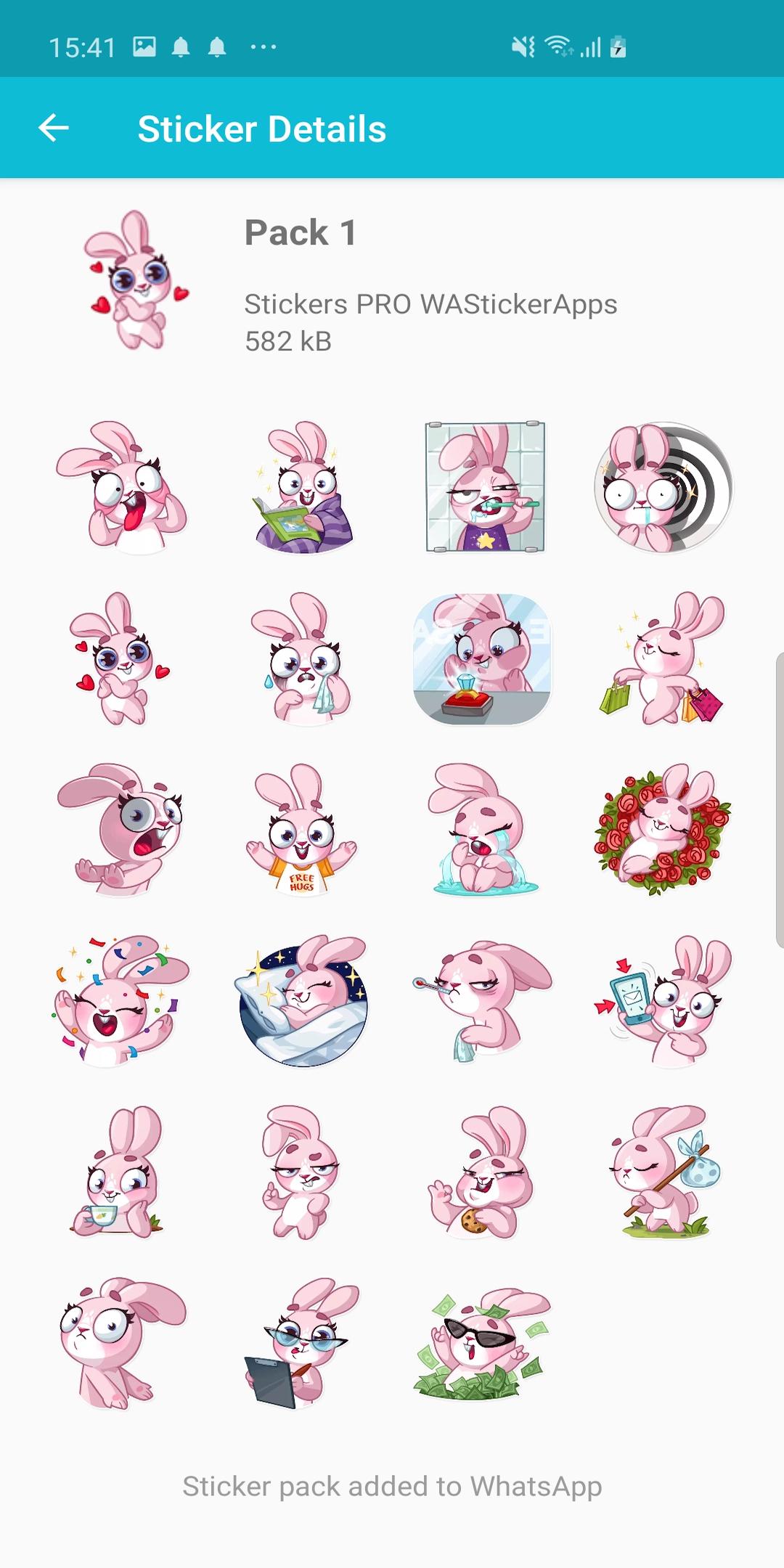 اسکرین شات 6 برنامه Beautiful Animals Stickers