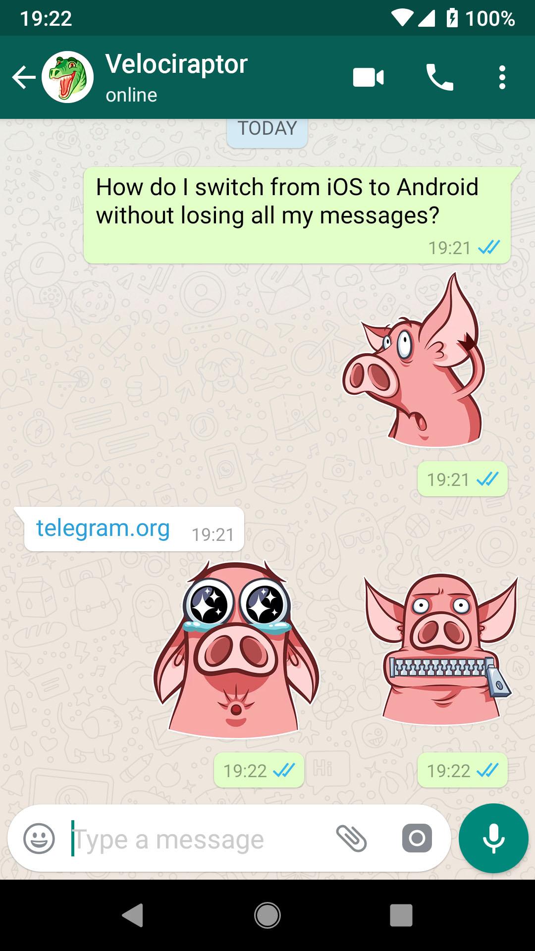 اسکرین شات 2 برنامه Pigs Stickers Packs WASticker