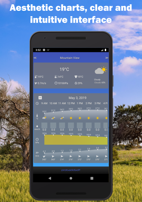 اسکرین شات 2 برنامه Pocket Weather