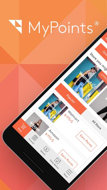 اسکرین شات 1 برنامه MyPoints Mobile