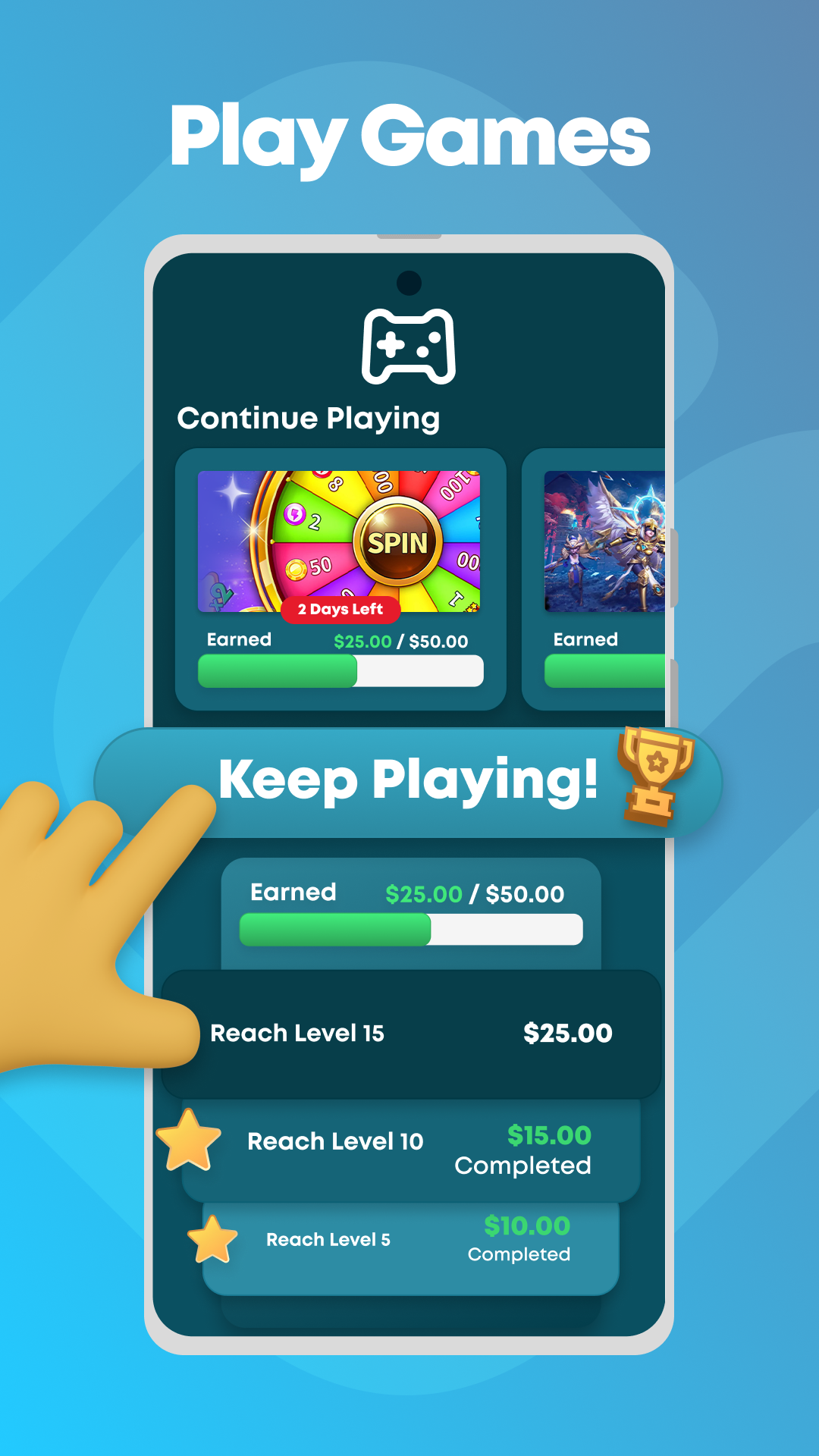اسکرین شات 2 برنامه Swagbucks Play Games + Surveys