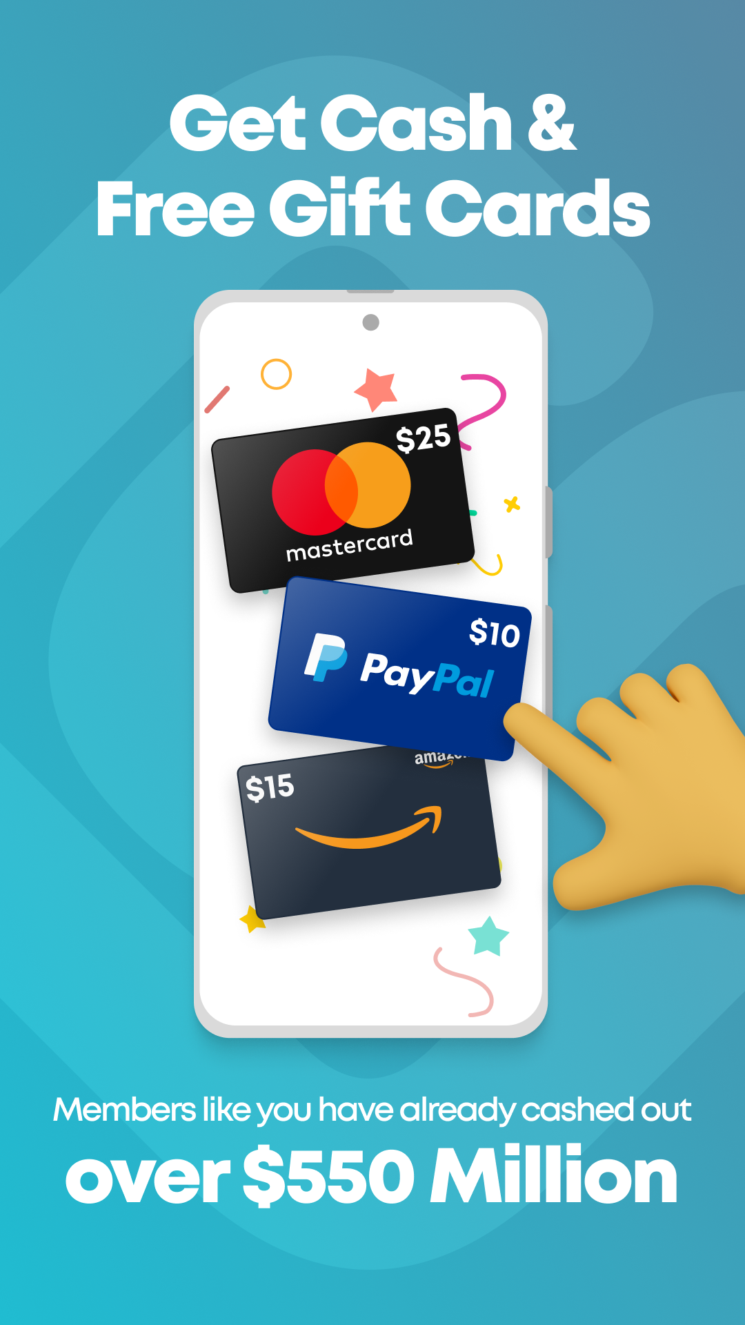 اسکرین شات 1 برنامه Swagbucks Play Games + Surveys
