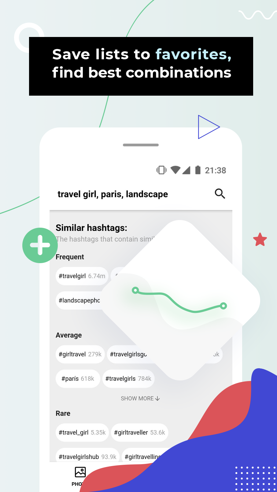 اسکرین شات 4 برنامه # Hashtag Generator for IG