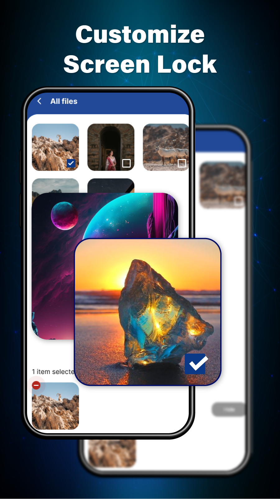 اسکرین شات 5 برنامه App Lock - Pattern Lock Screen