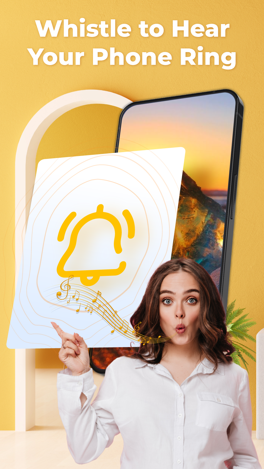 اسکرین شات 2 برنامه Clap, Whistle To Find My Phone