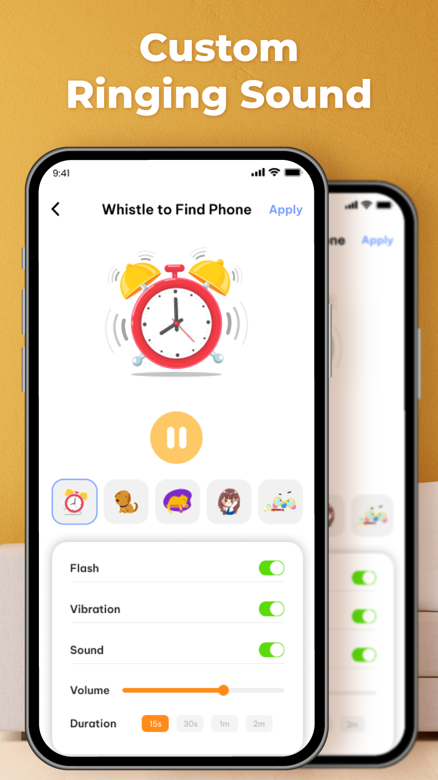 اسکرین شات 4 برنامه Clap, Whistle To Find My Phone