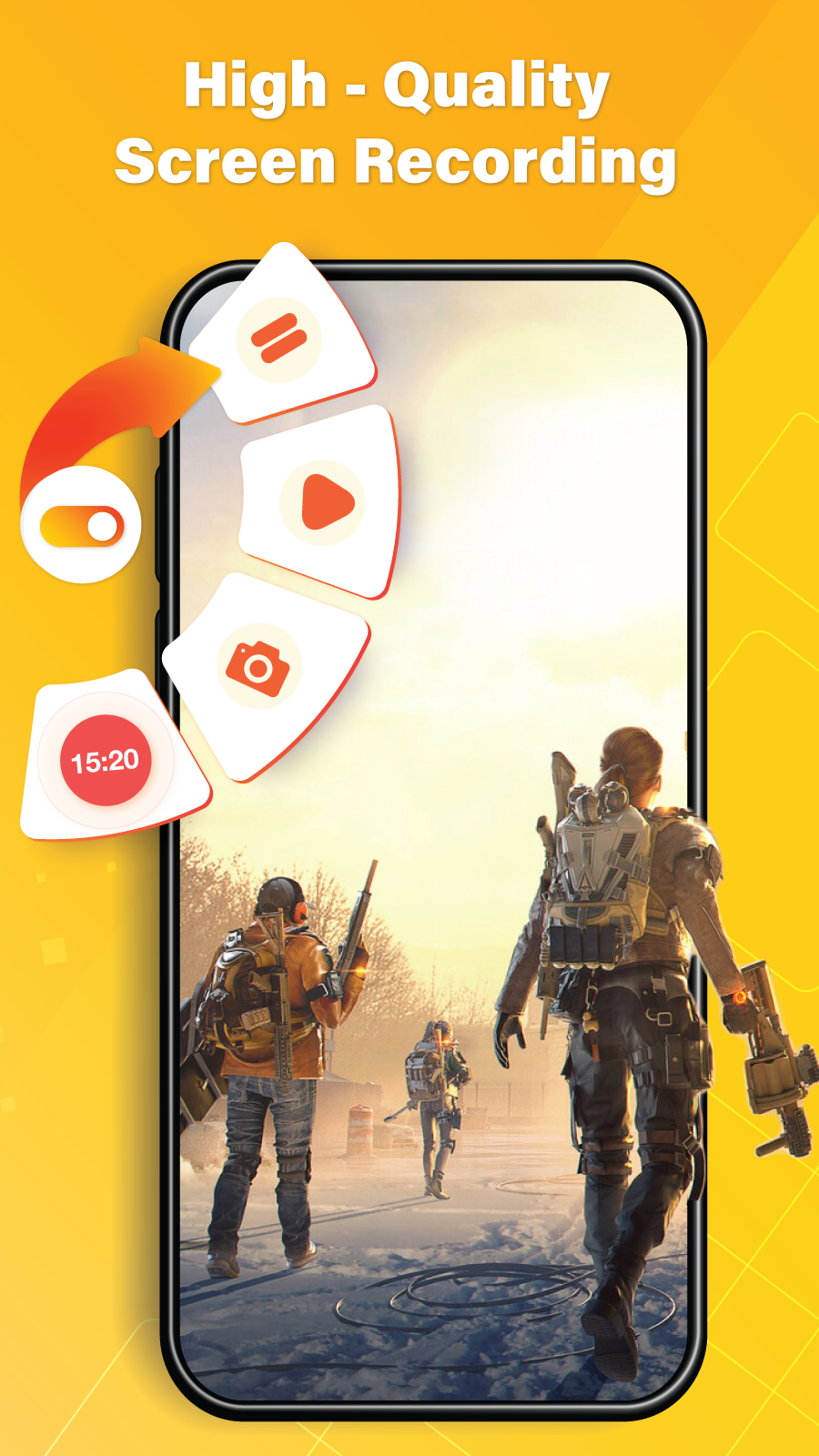 اسکرین شات 2 برنامه Screen Recorder - Recorder