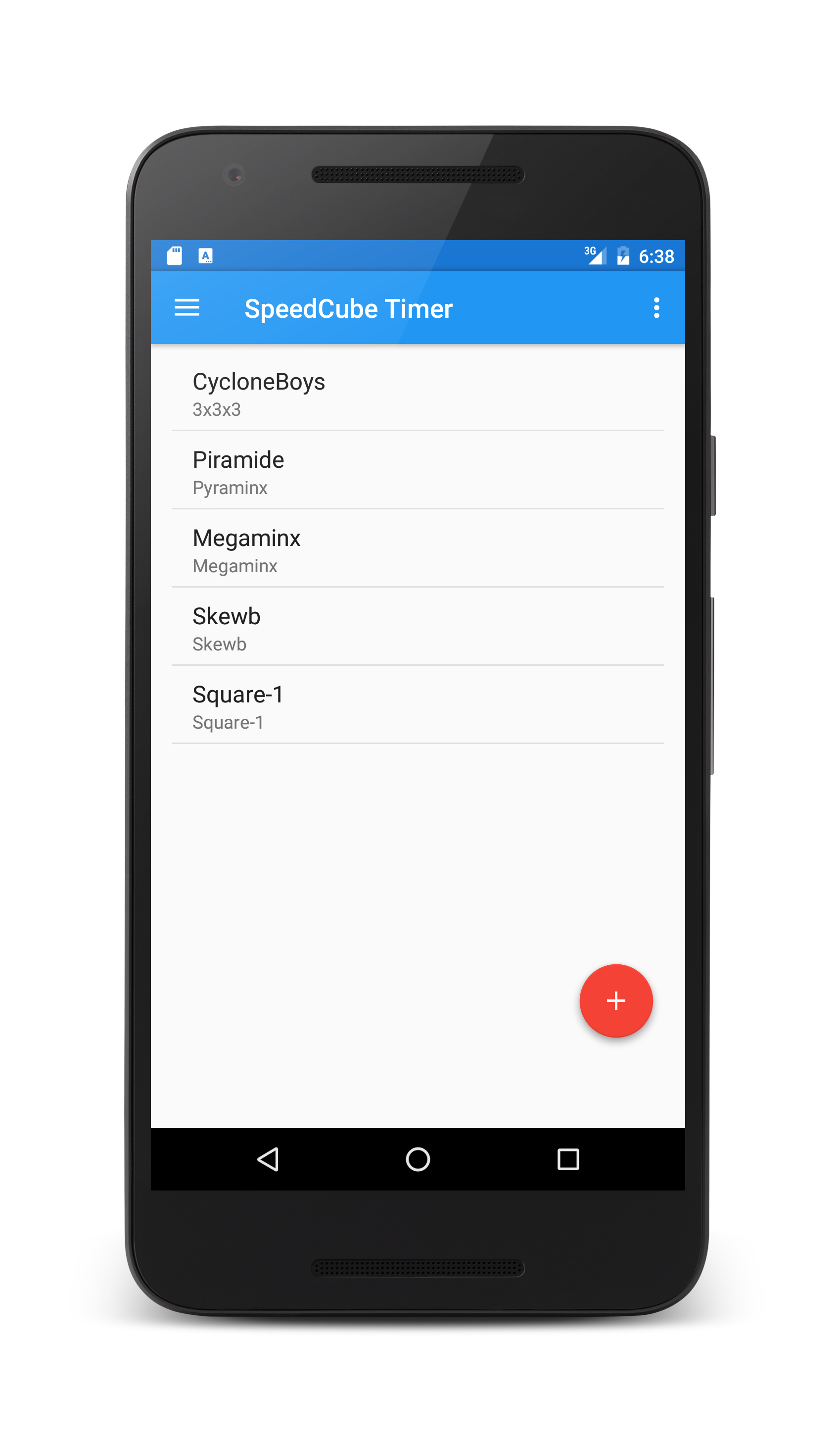 اسکرین شات برنامه SpeedCube Timer - Rubik Chrono 2