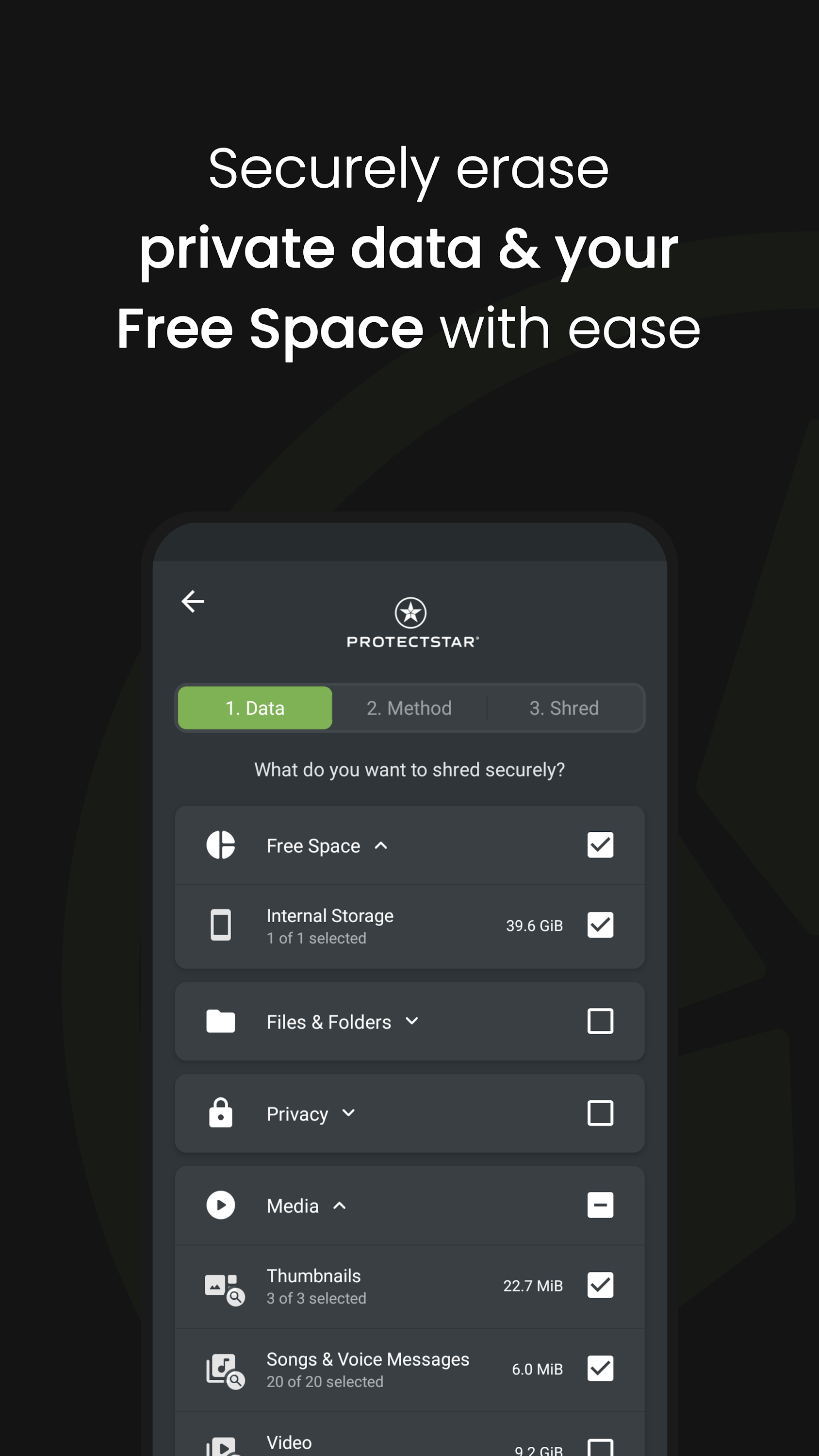 اسکرین شات 3 برنامه Secure Erase iShredder