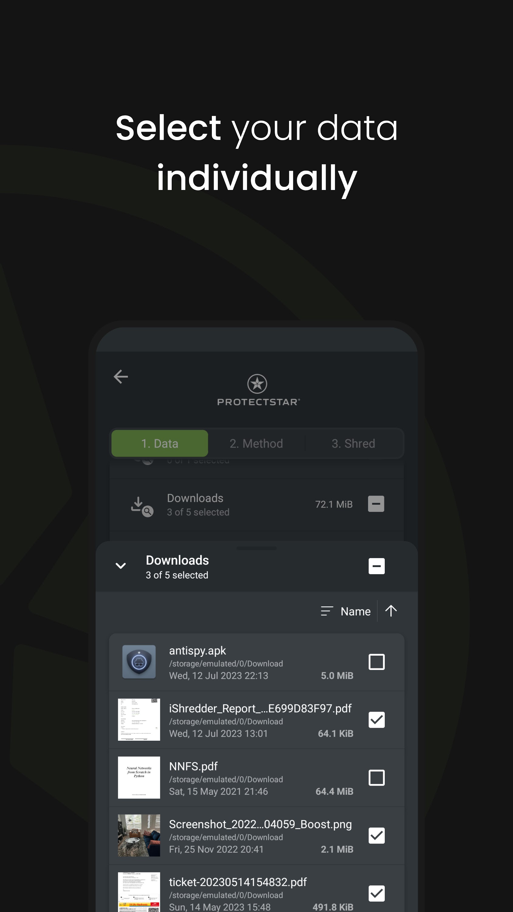اسکرین شات 4 برنامه iShredder Data Eraser