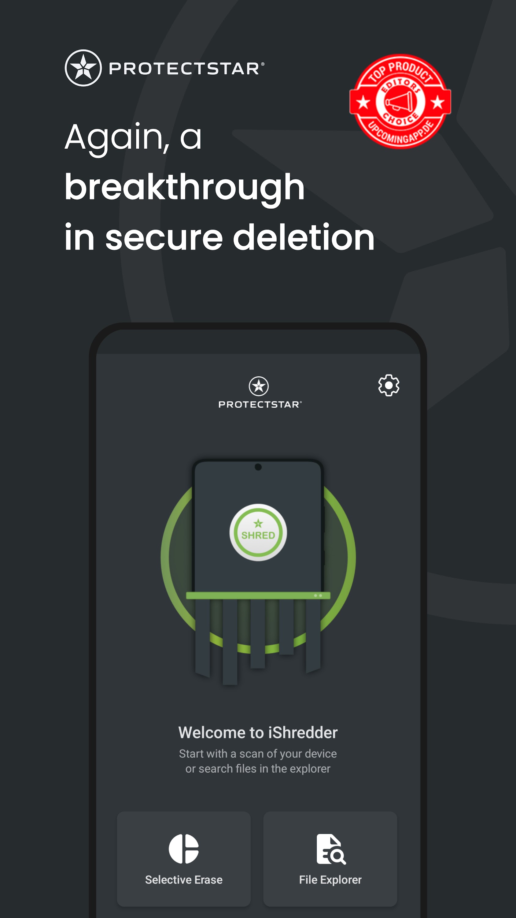 اسکرین شات 1 برنامه iShredder Data Eraser
