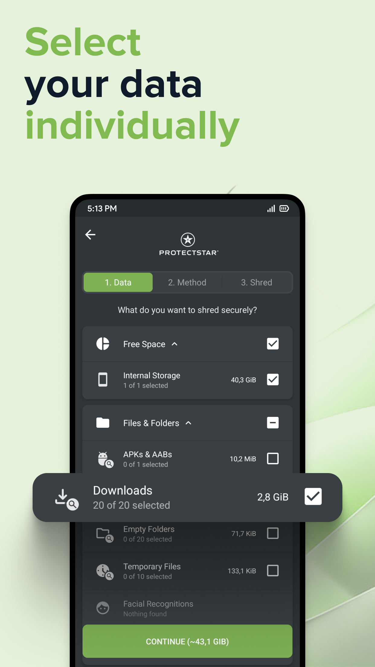 اسکرین شات 6 برنامه iShredder Data Eraser