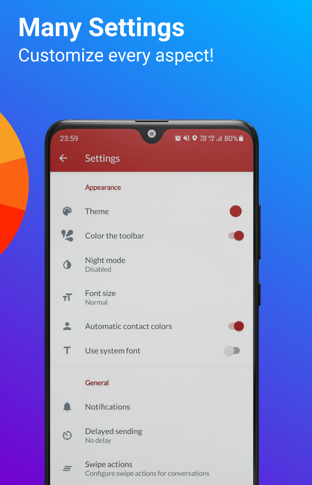اسکرین شات 8 برنامه Messages: SMS & MMS
