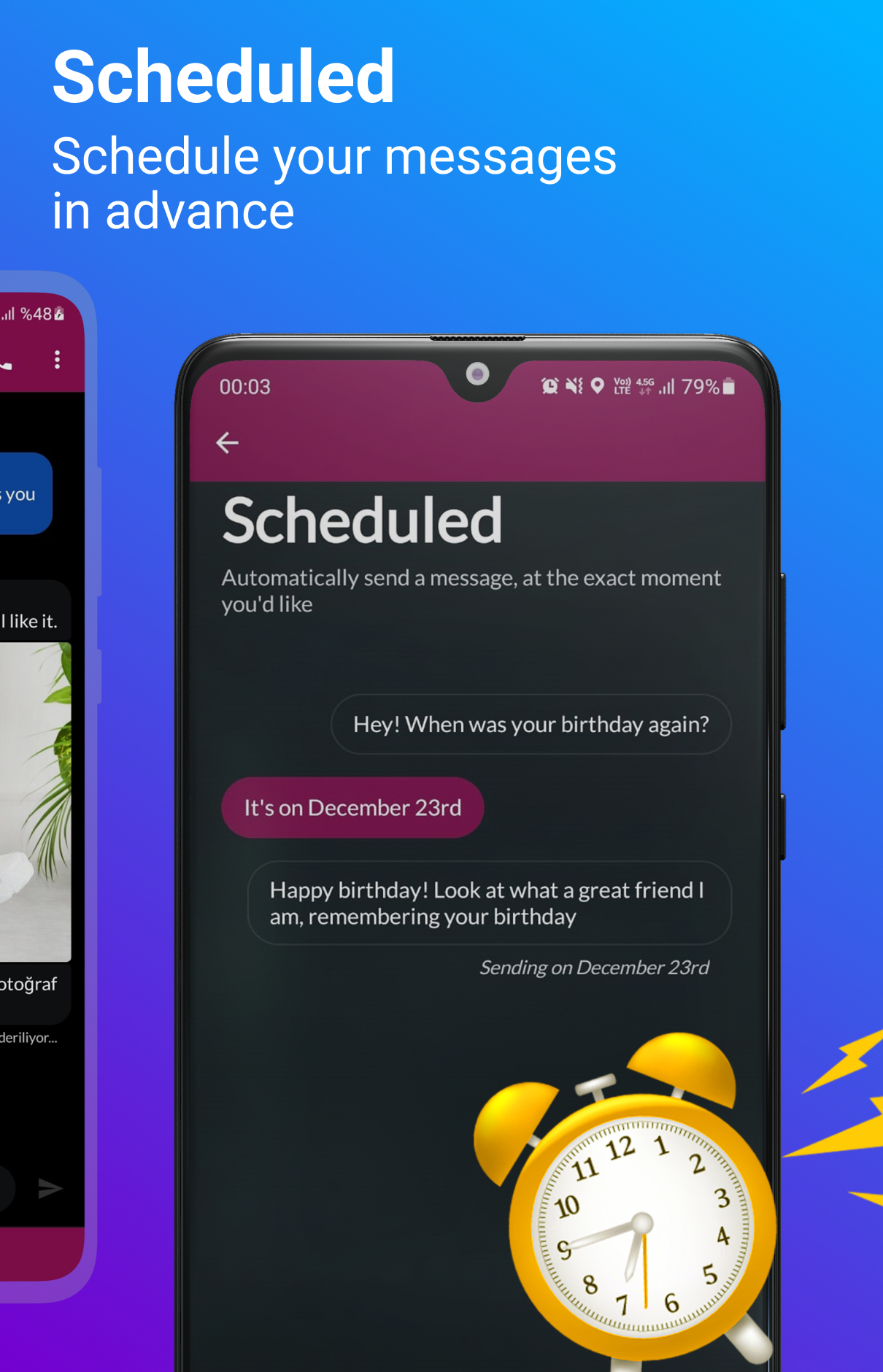 اسکرین شات 3 برنامه Messages: SMS & MMS