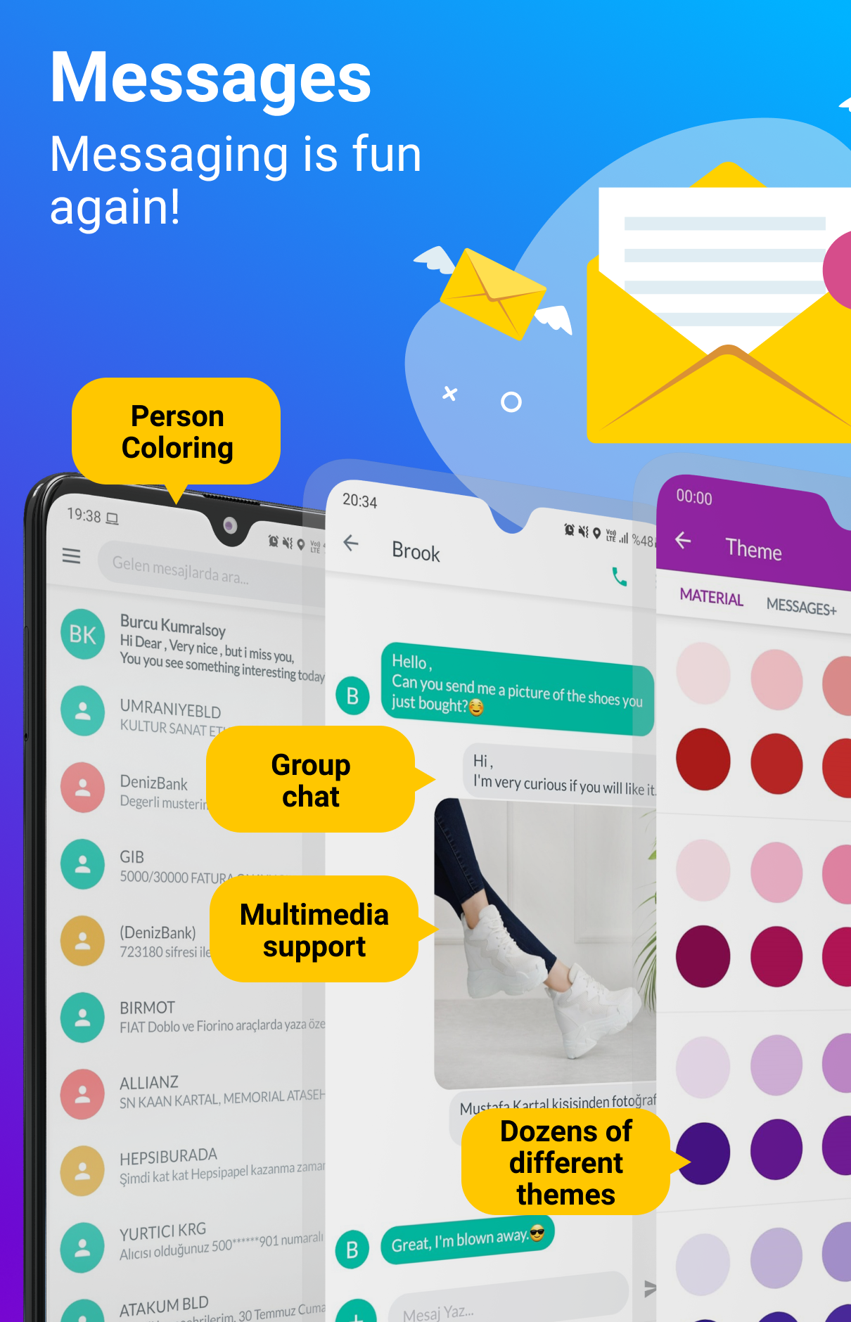 اسکرین شات 1 برنامه Messages