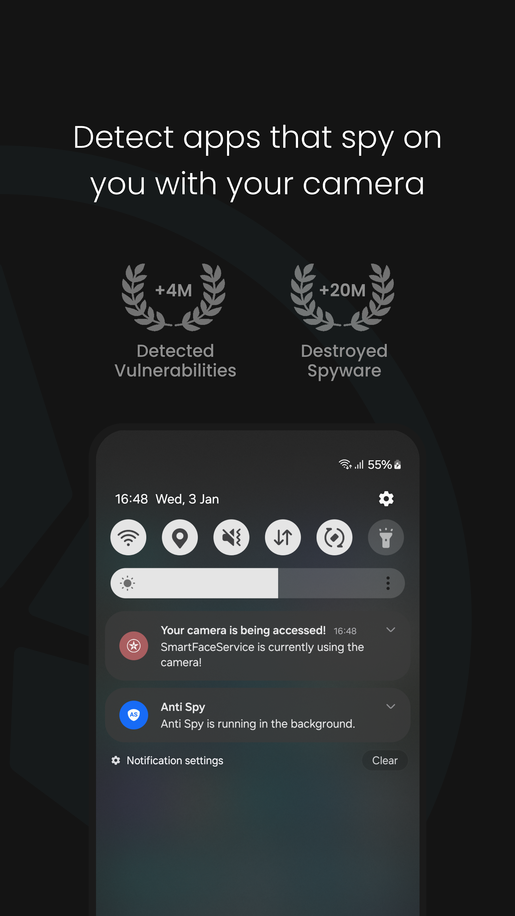 اسکرین شات 4 برنامه Anti Spy Detector - Spyware