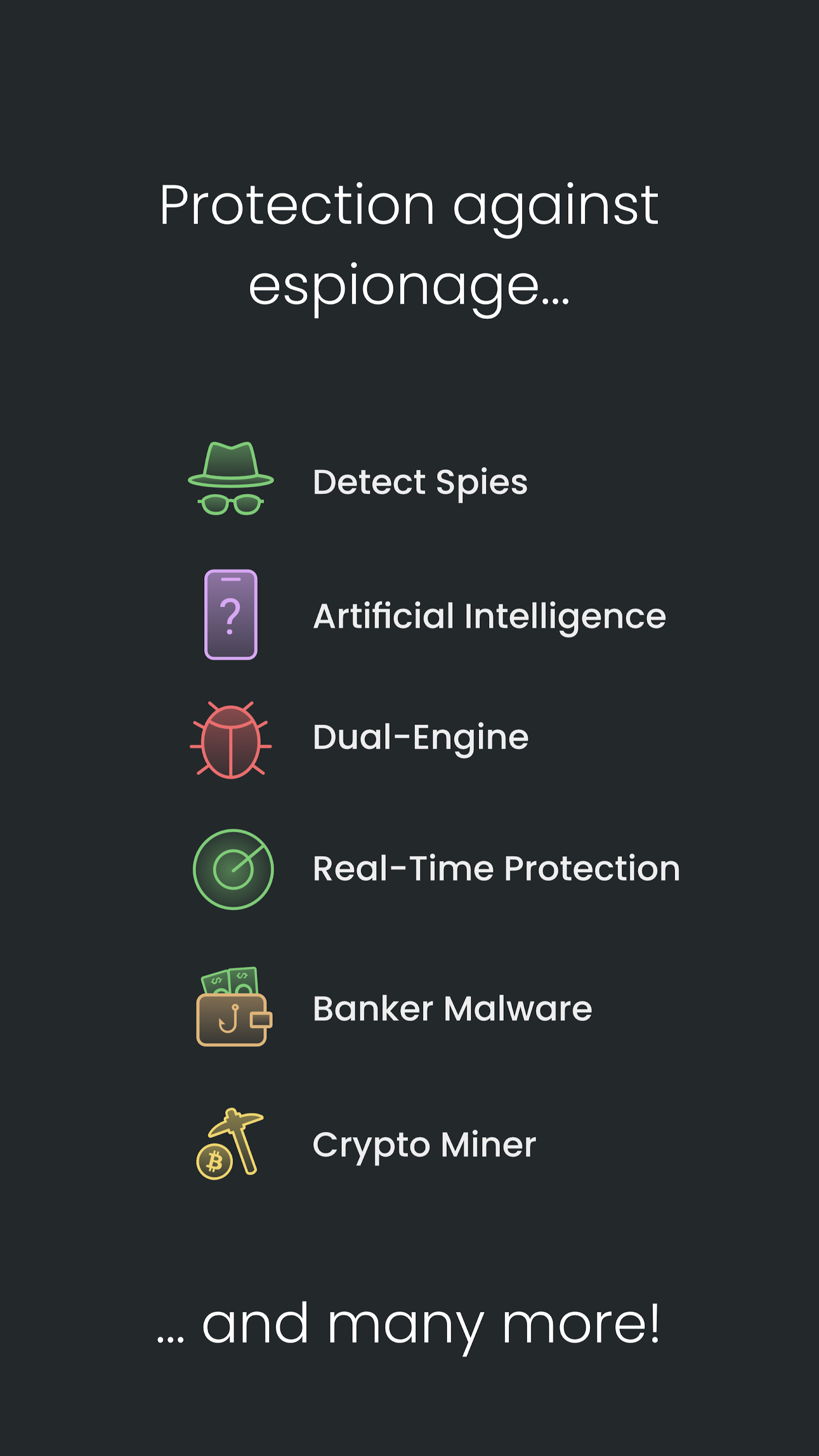 اسکرین شات 7 برنامه Anti Spy Detector - Spyware