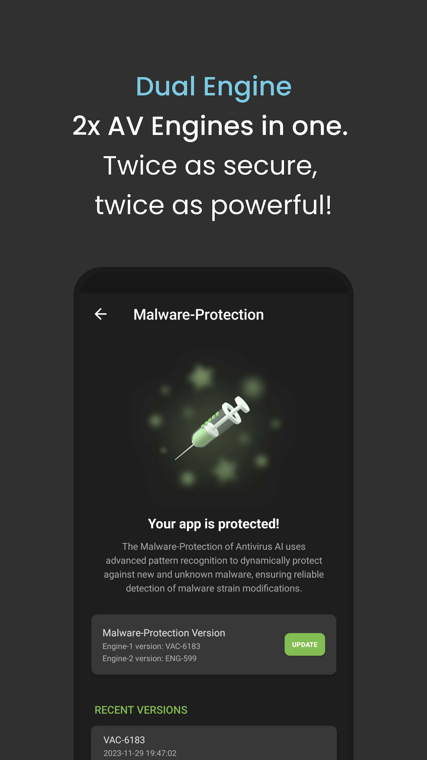 اسکرین شات 5 برنامه Antivirus AI - Virus Cleaner